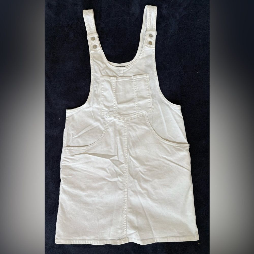 Ladies American Eagle Outfitters White Overall Super Stretch Skirt/Jumper Size S